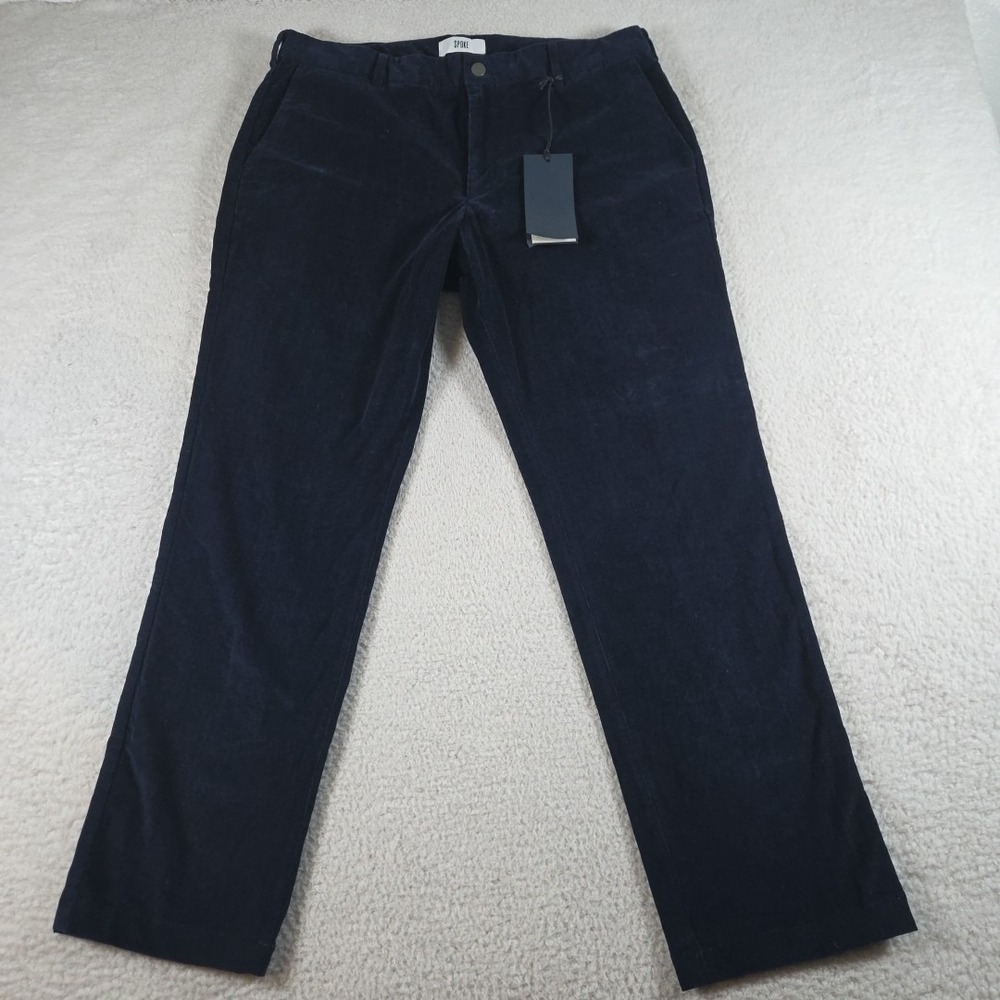 NWT Spoke‎ Corduroy Pants Men Size 35 Sharps Build Straight Leg